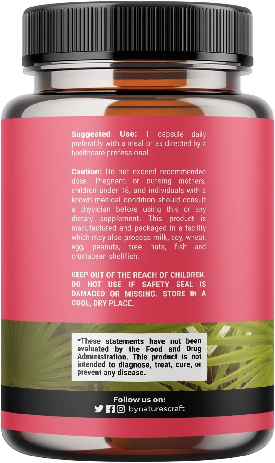 Extra Strength Saw Palmetto for Women 500mg – DHT 90 Count (Pack of 1)