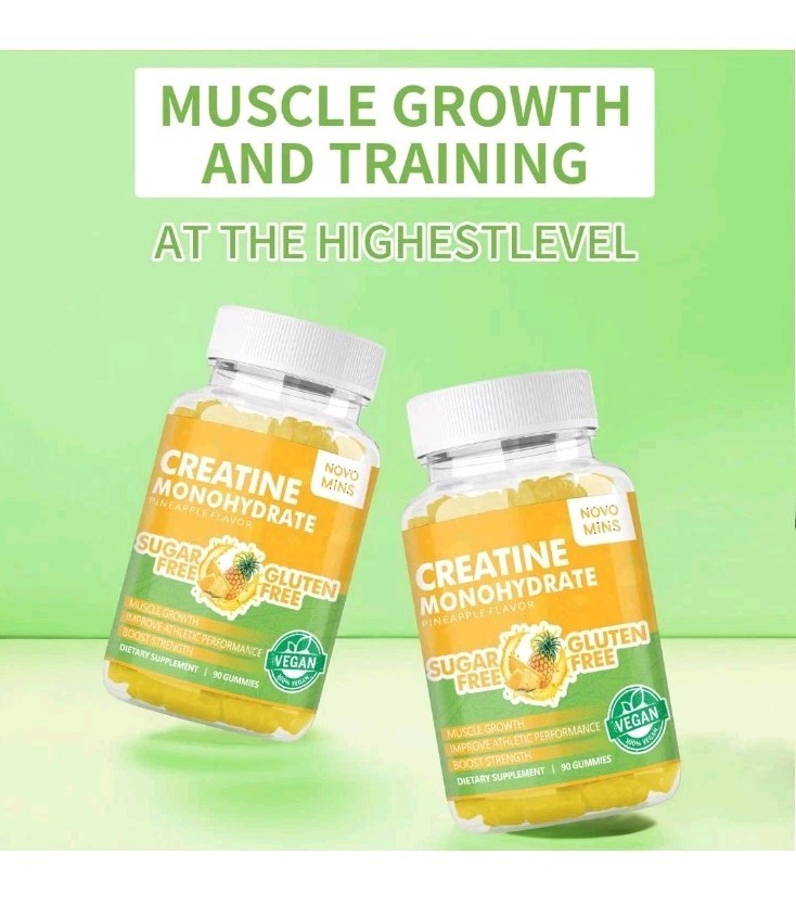 Creatine Monohydrate Gummies 5000mg for Men & Women, Chewables Creatine Monoh…