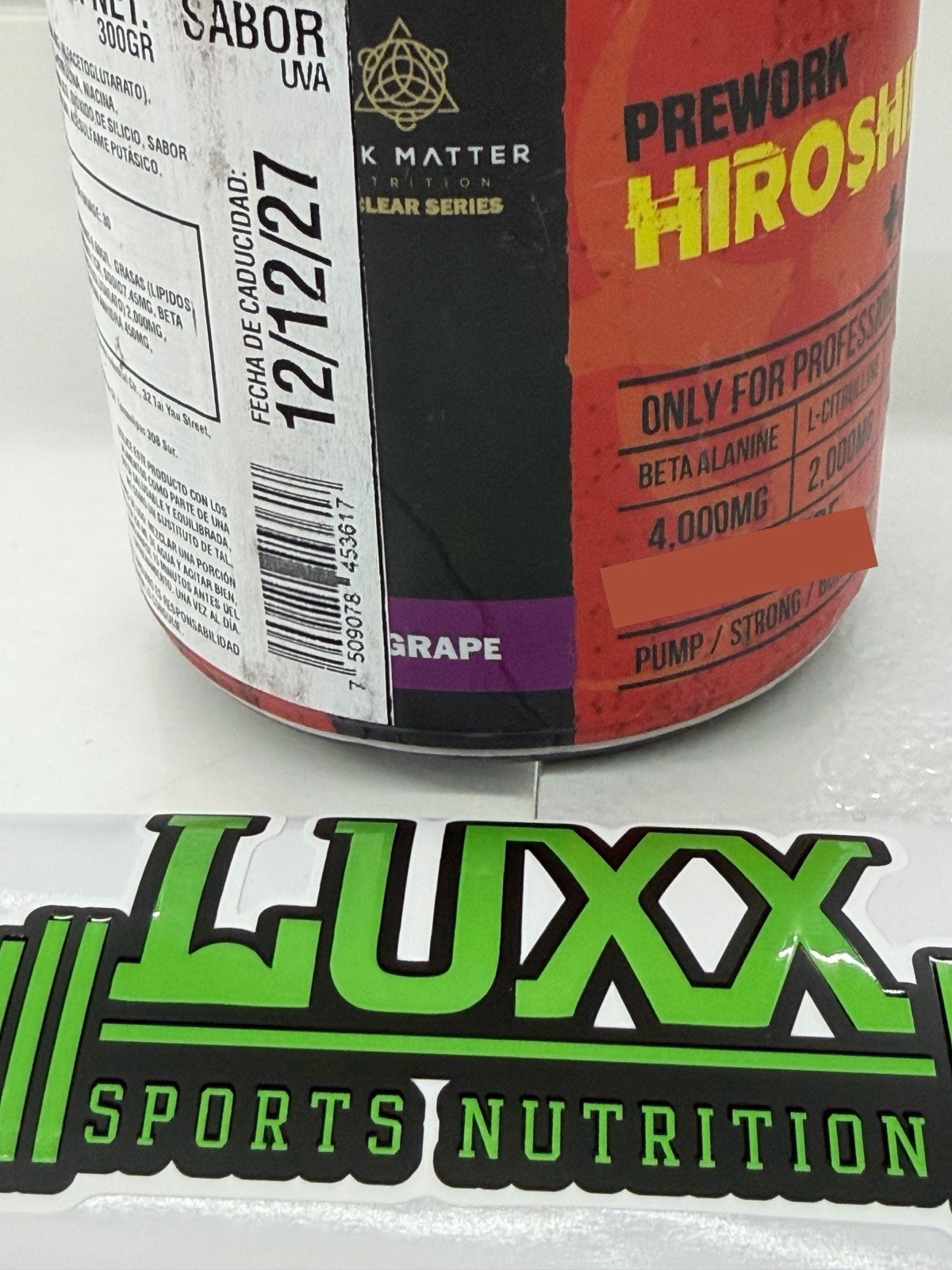 Hiroshima 2.0 Pre Workout Grape