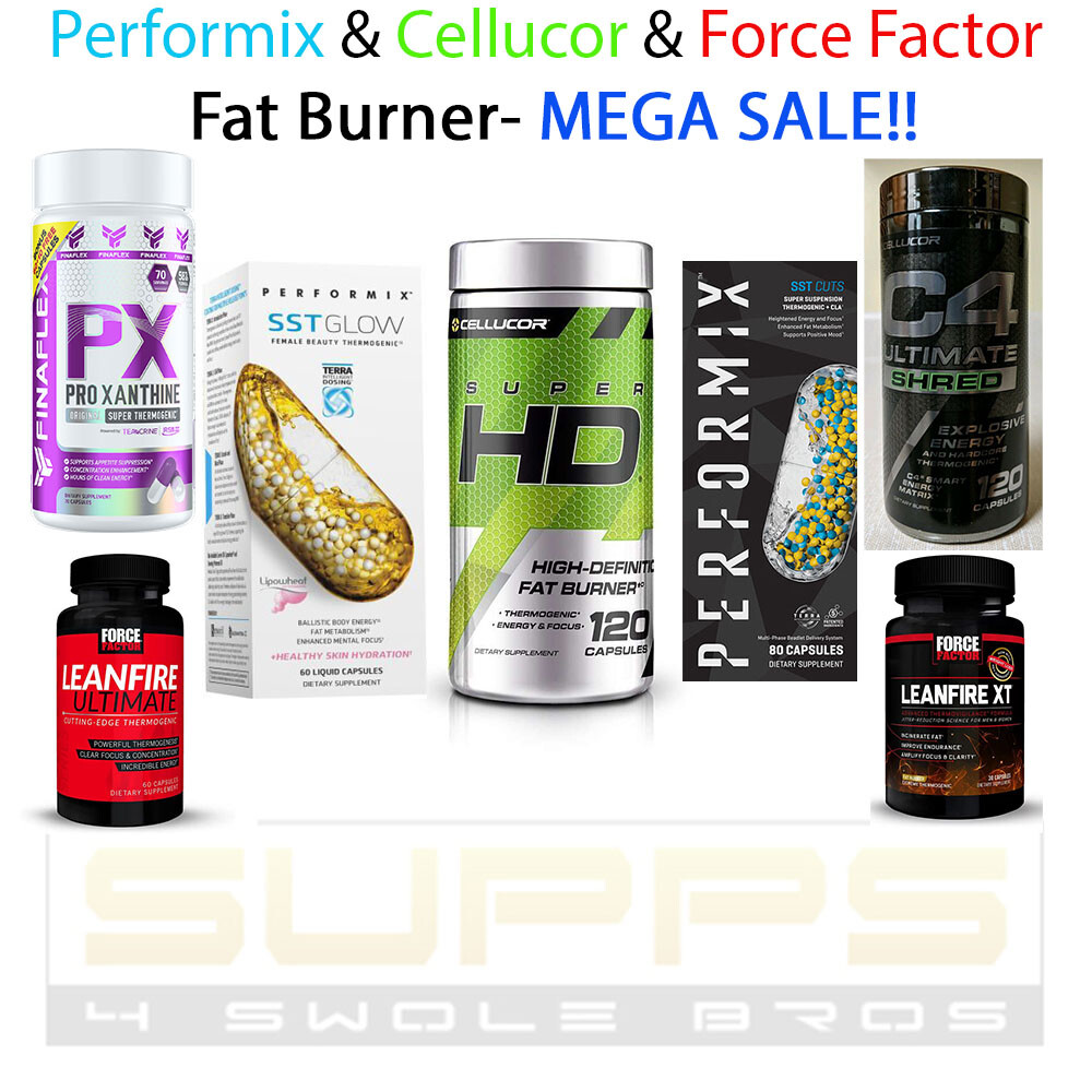 Cellucor SuperHD High-Definition Fat Burner – ALL SIZES!! PILLS & POWDER
