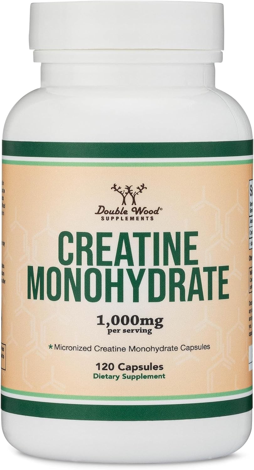 Creatine Pills 1,000Mg per Serving (120 Creatine Capsules) Free Shipping! NEW!..