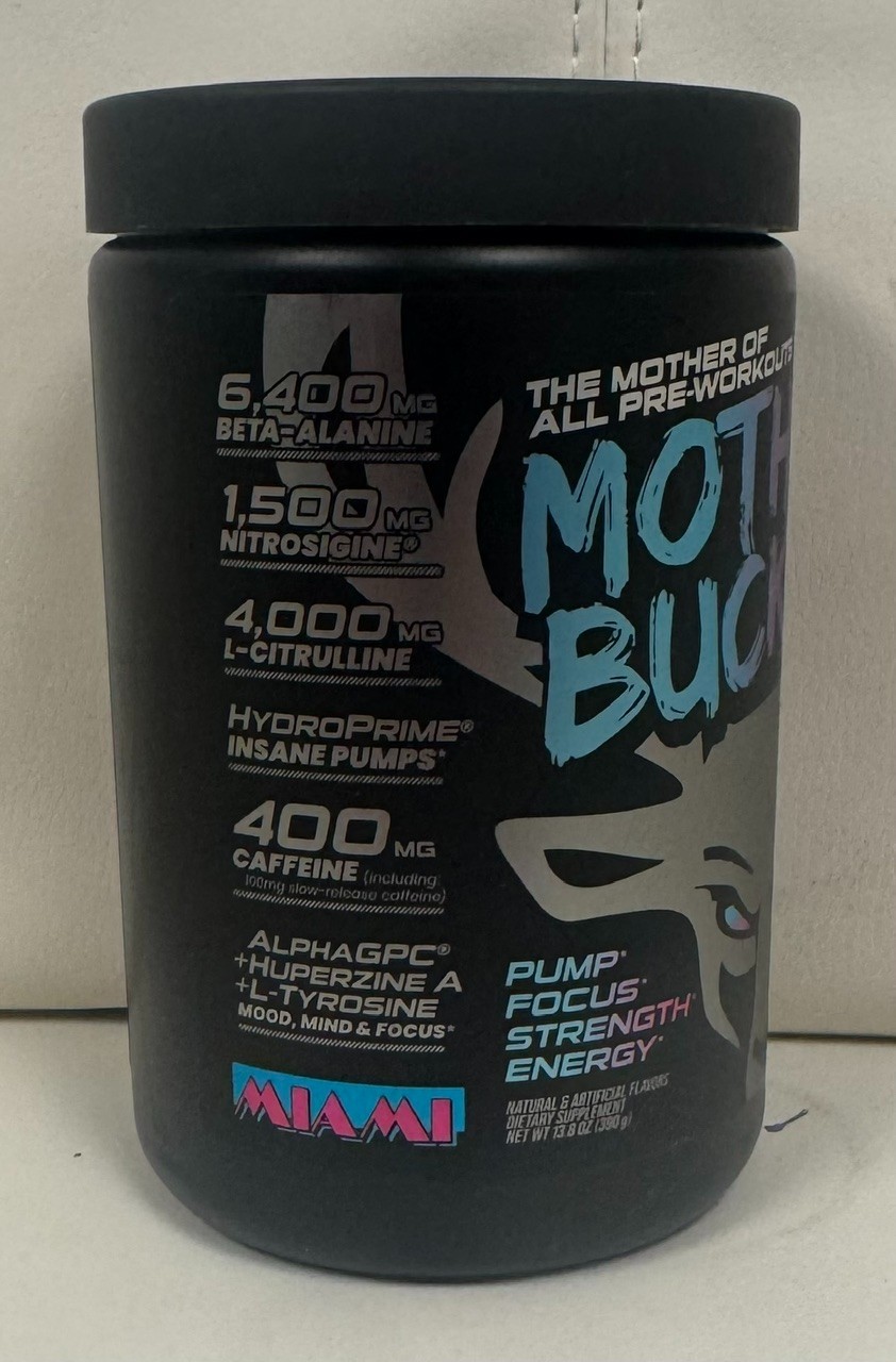 Bucked Up Mother Bucker MIAMI flavor13.8oz High Stimulant Brand New