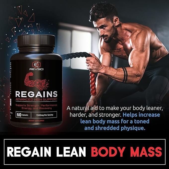Regains HGH Supplements for Men & Women – Natural GH Boost, HGH Human Growth …