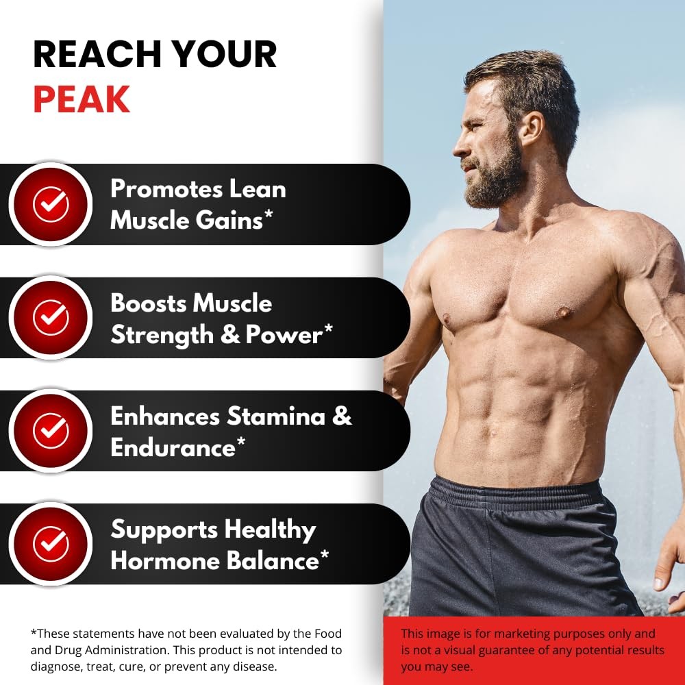 UNALTERED Muscle Builder for Men – Supports Muscle Growth Size Strength – Nat…