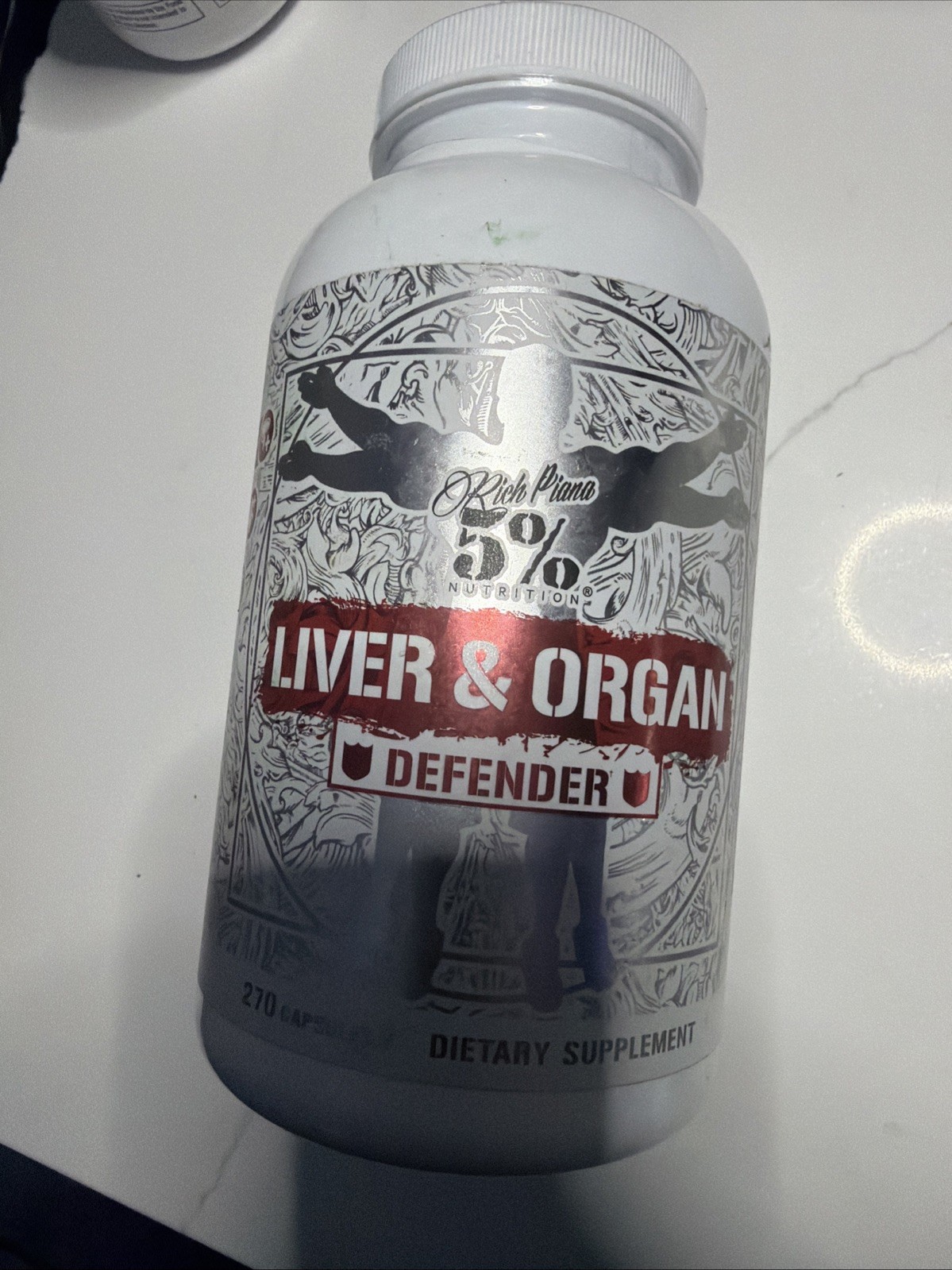 5% Nutrition Rich Piana | Liver & Organ Defender 270 Capsules LEGENDARY SERIES