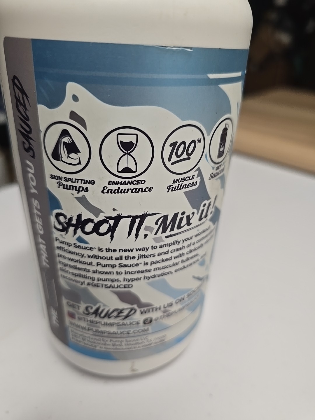 Pre-Workout 32 Oz, White Cherry, No Caffeine, Full Spectrum Liquid, Exp 8/28