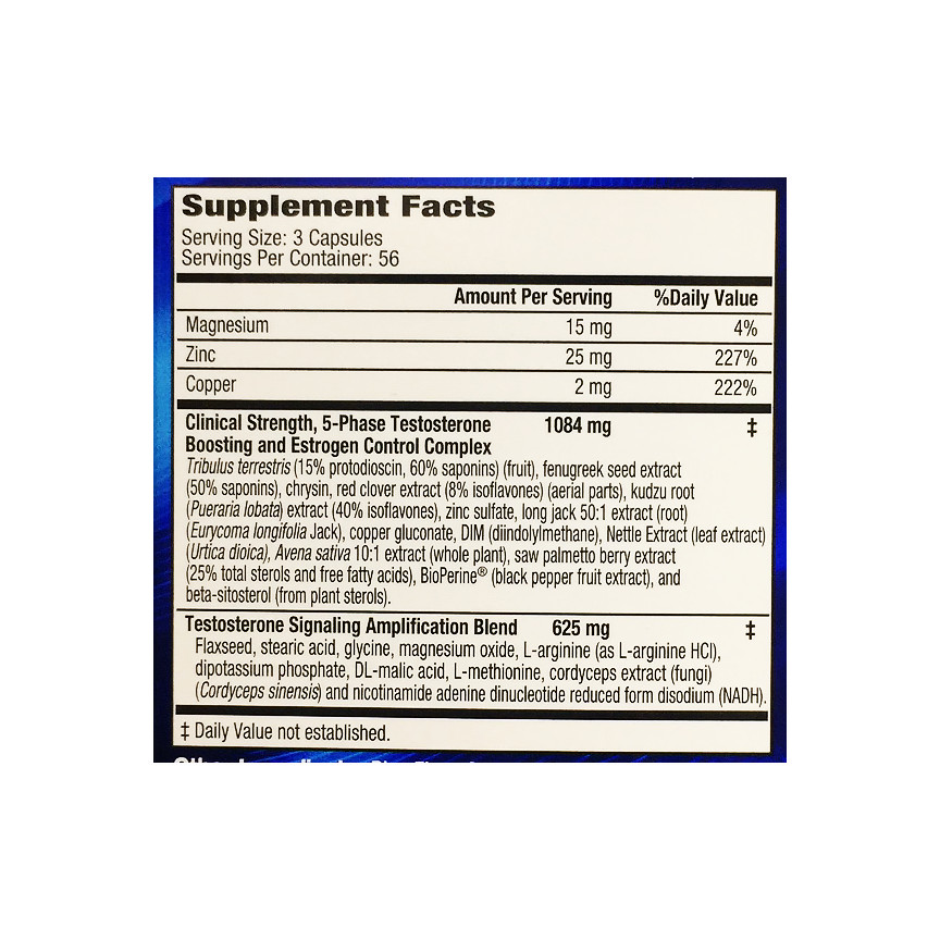 MHP T-BOMB 3XTREME Testosterone Formula 168 Capsules [ 2 Pack ]
