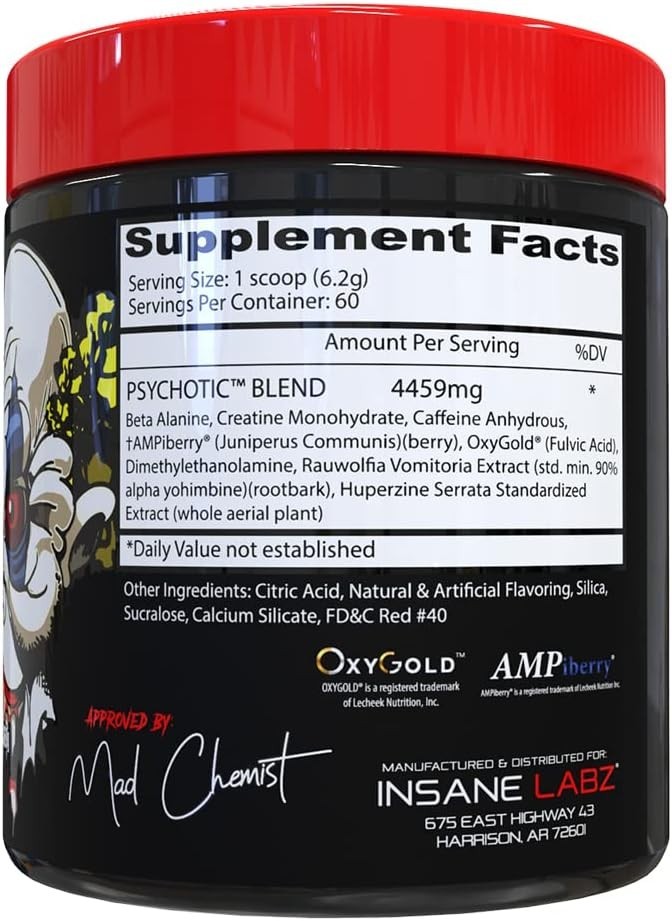 DMAE Pre-Workout Supplement 60 Servings//