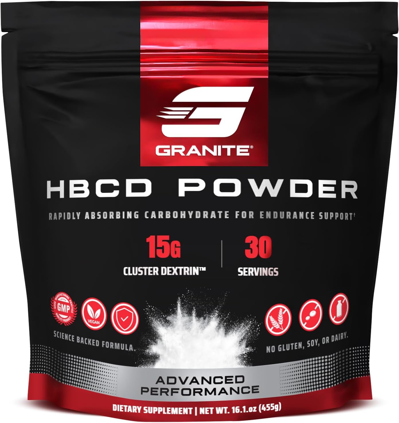Granite Highly Branched Cyclic Dextrin (HBCD) Powder, Glycogen Supplement for En
