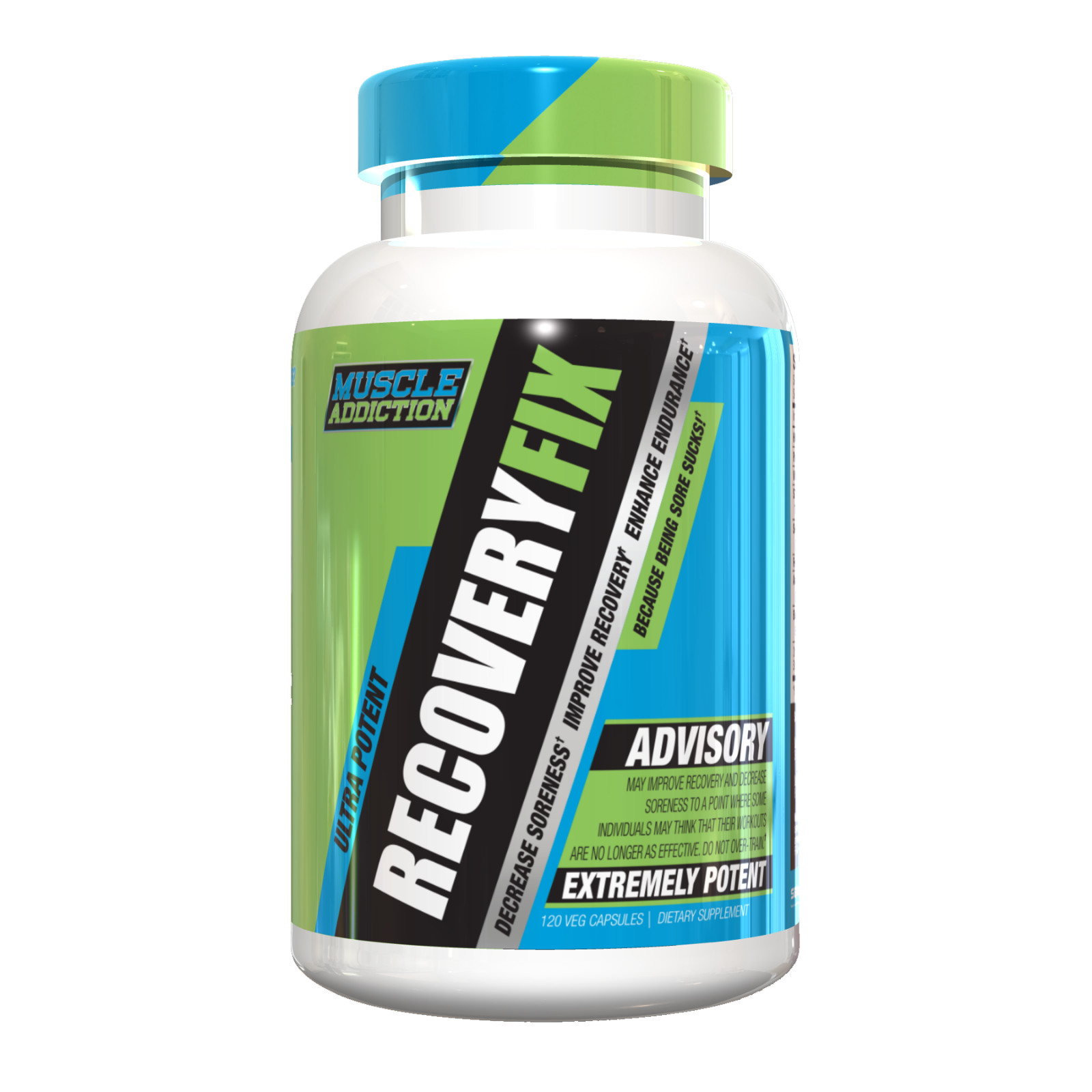 Muscle Addiction Recovery Fix Improved Muscle Recovery 120 Vegetarian Capsules