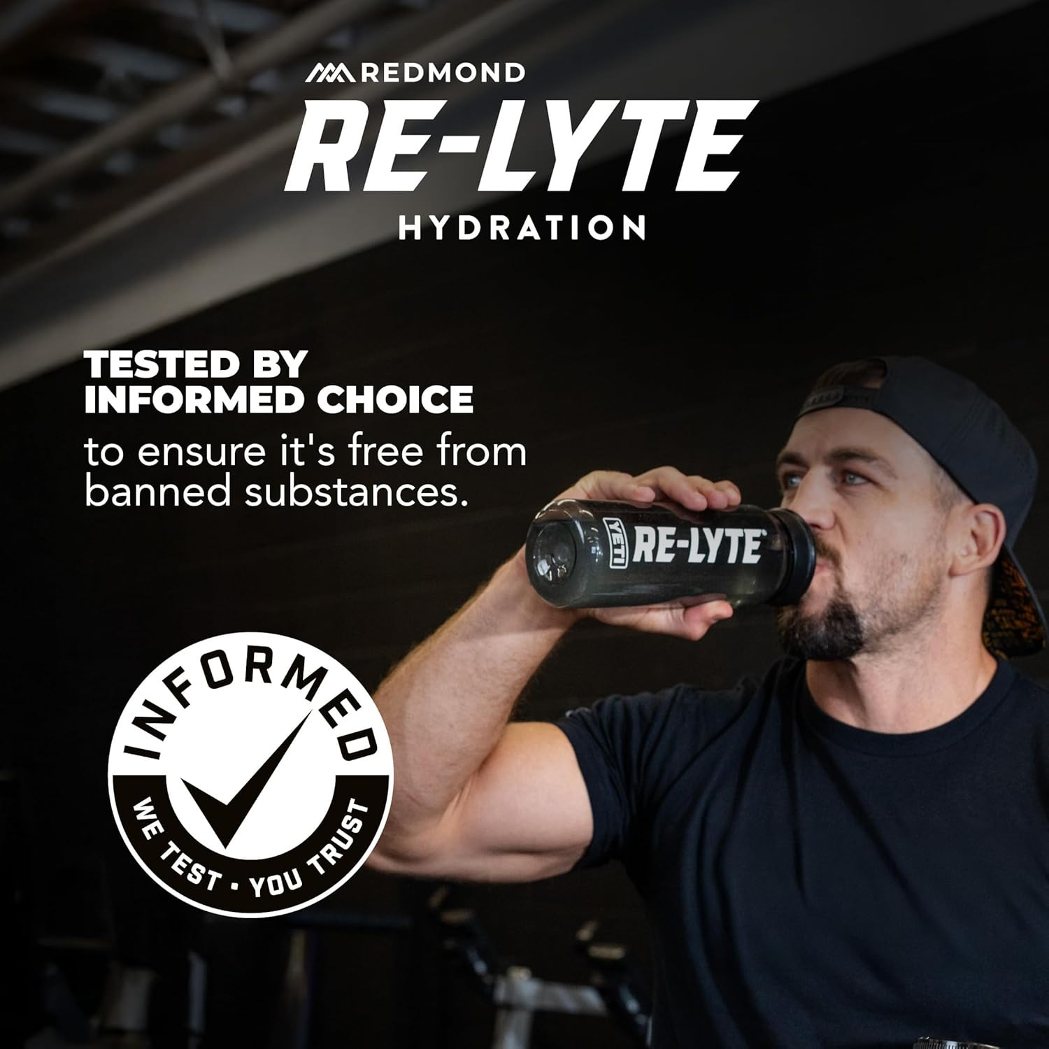 REDMOND Re-Lyte Hydration Electrolyte Powder Mix (Strawberry Lemonade), 60 servs