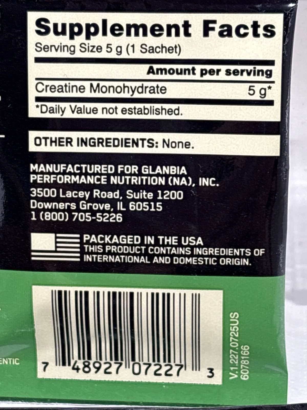 23 X OPTIMUM NUTRITION MICRONIZED CREATINE POWDER SINGLE SERVE TRAVEL PACK (B95