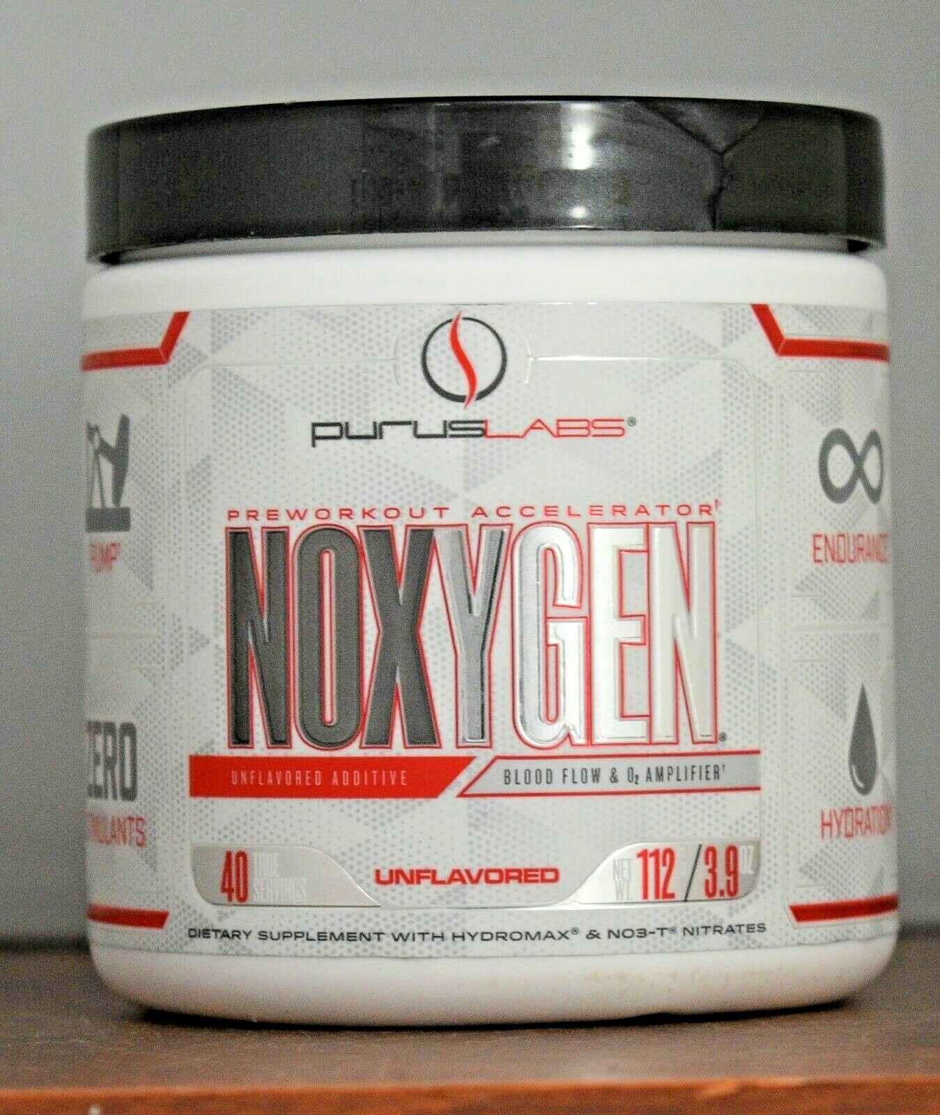 Purus Labs NOXYGEN Stimulant-Free Muscle Pumps Nitric Oxide 40 Servings