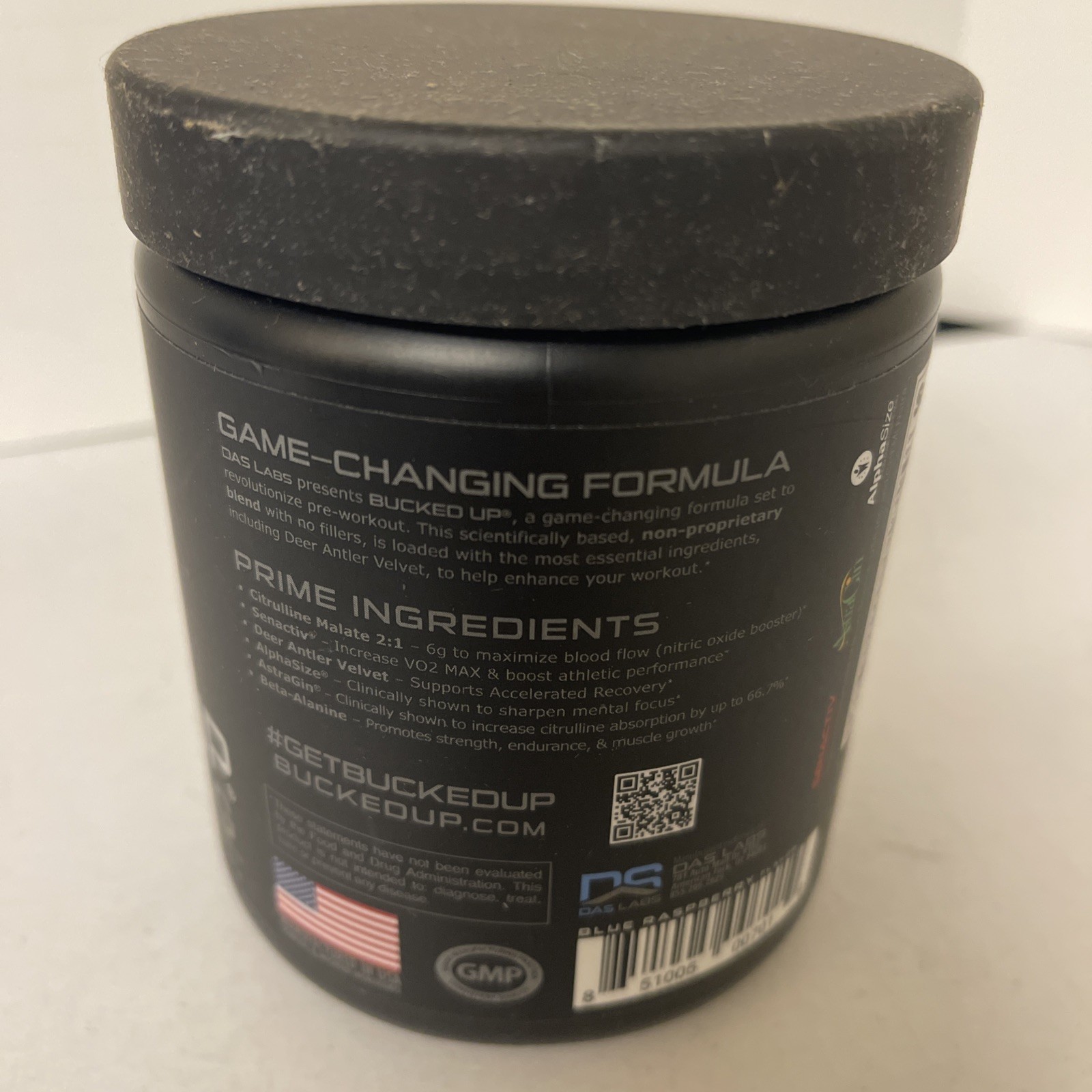 Brand New BUCKED UP Pre-Workout  Blue Raz Flavor – 30 Servings