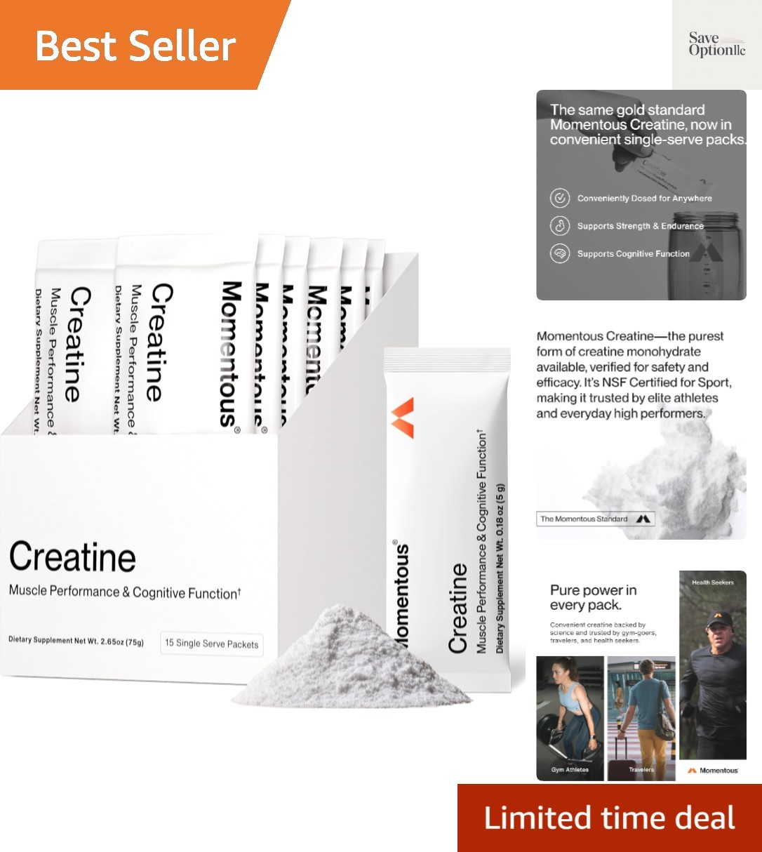 Creatine Monohydrate Powder – Creatine Powder – Supports Strength, Lean Muscl…