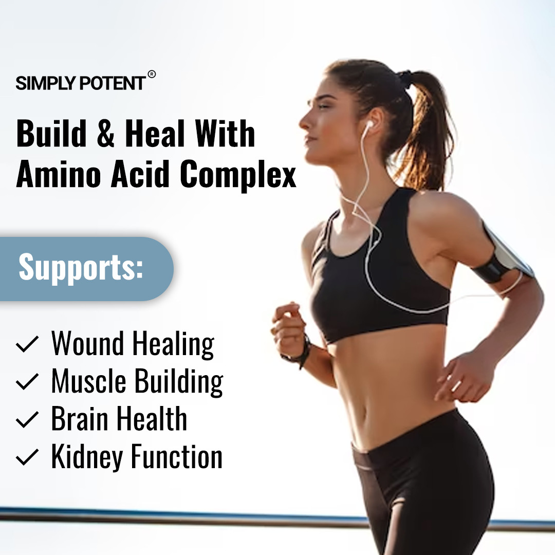 Amino Acid Complex 1800mg 200 Capsules, L-Arginine L-Glysine L-Lysine L-Ornithin