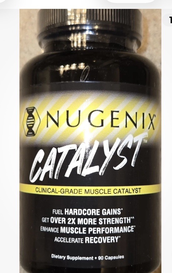 NEW Nugenix Catalyst Enhanced Muscle Builder, Muscle Recovery 90ct, Exp: 8/26