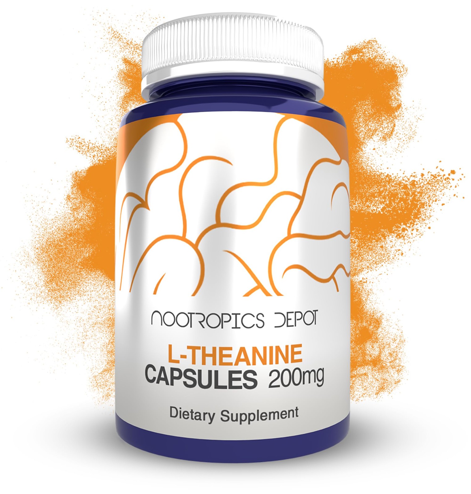 Nootropics Depot LTheanine Capsules 200mg 90 Count | Promotes Relaxation | Su…
