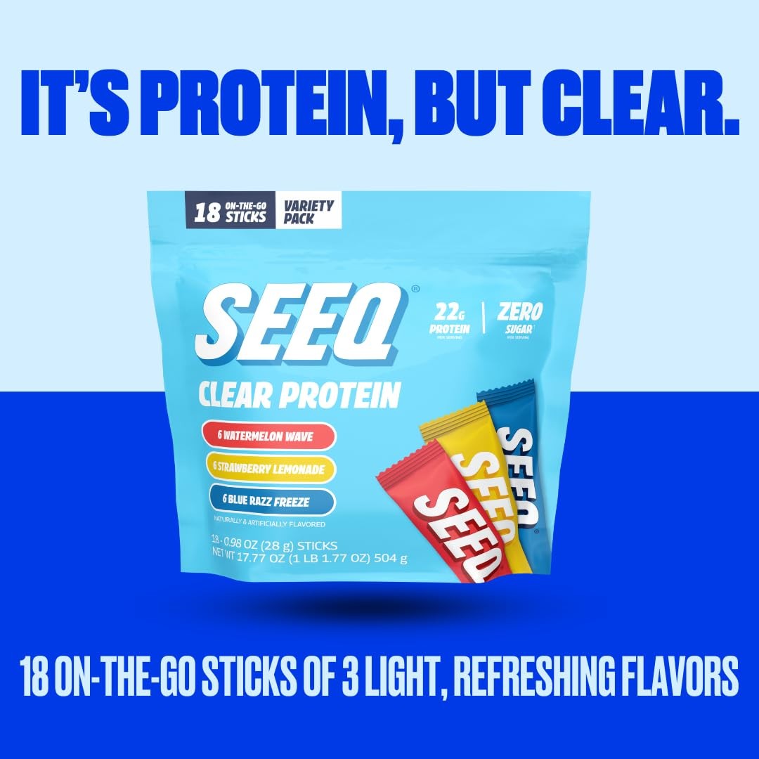 Protein Powder Sample, 18-Count Stick Packs, Zero Sugar, Lactose-Free, Allerg…