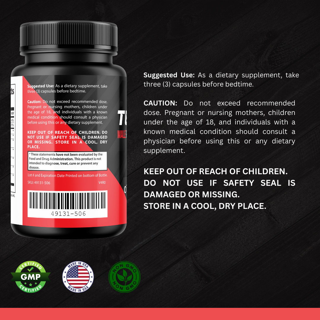 POTENS Hardmax- Bodybuilding & Men’s Health Support- 2 Bottles- 180 Capsules