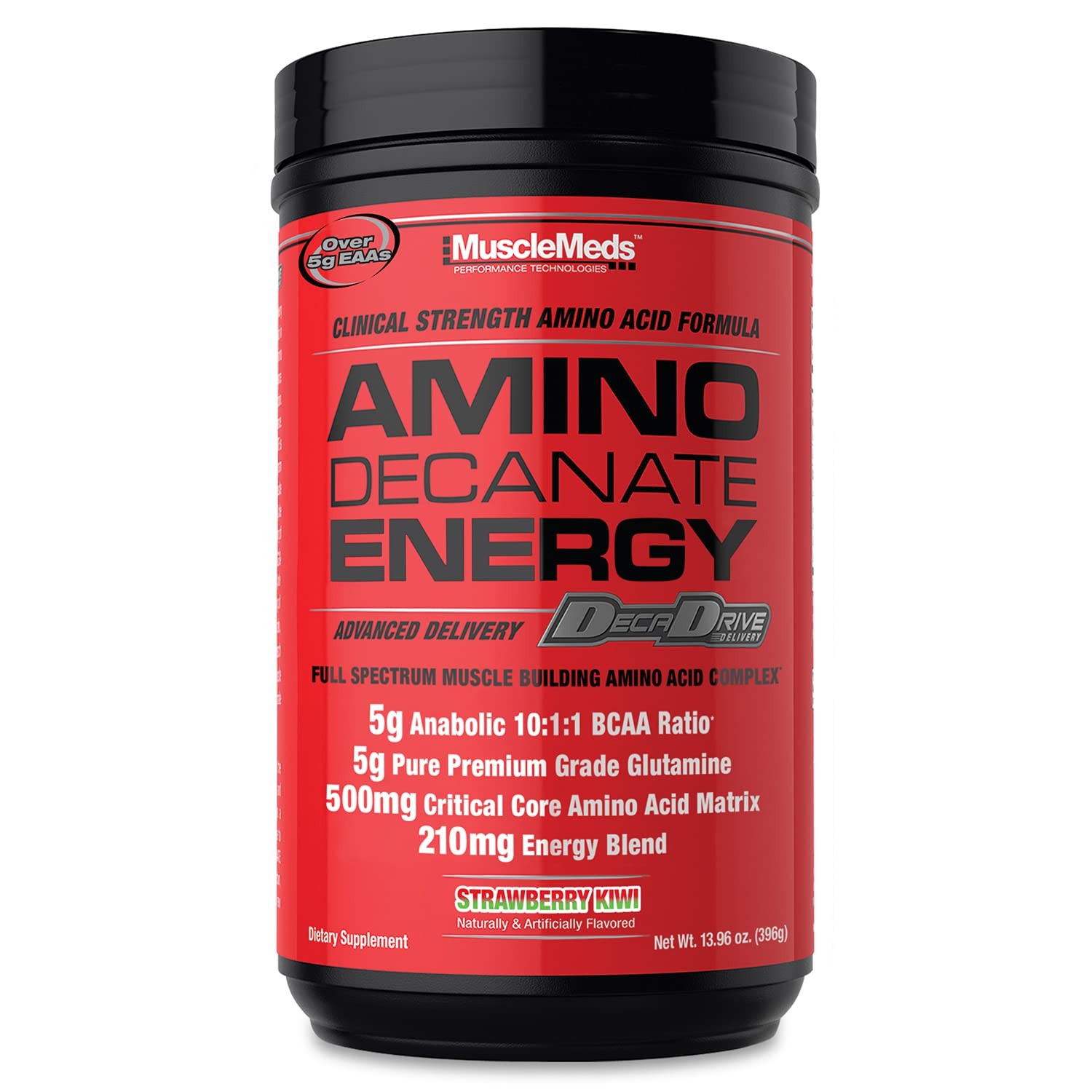 MuscleMeds Amino DECANATE Energy, Pre, Intra Workout Drink, Essential Amino