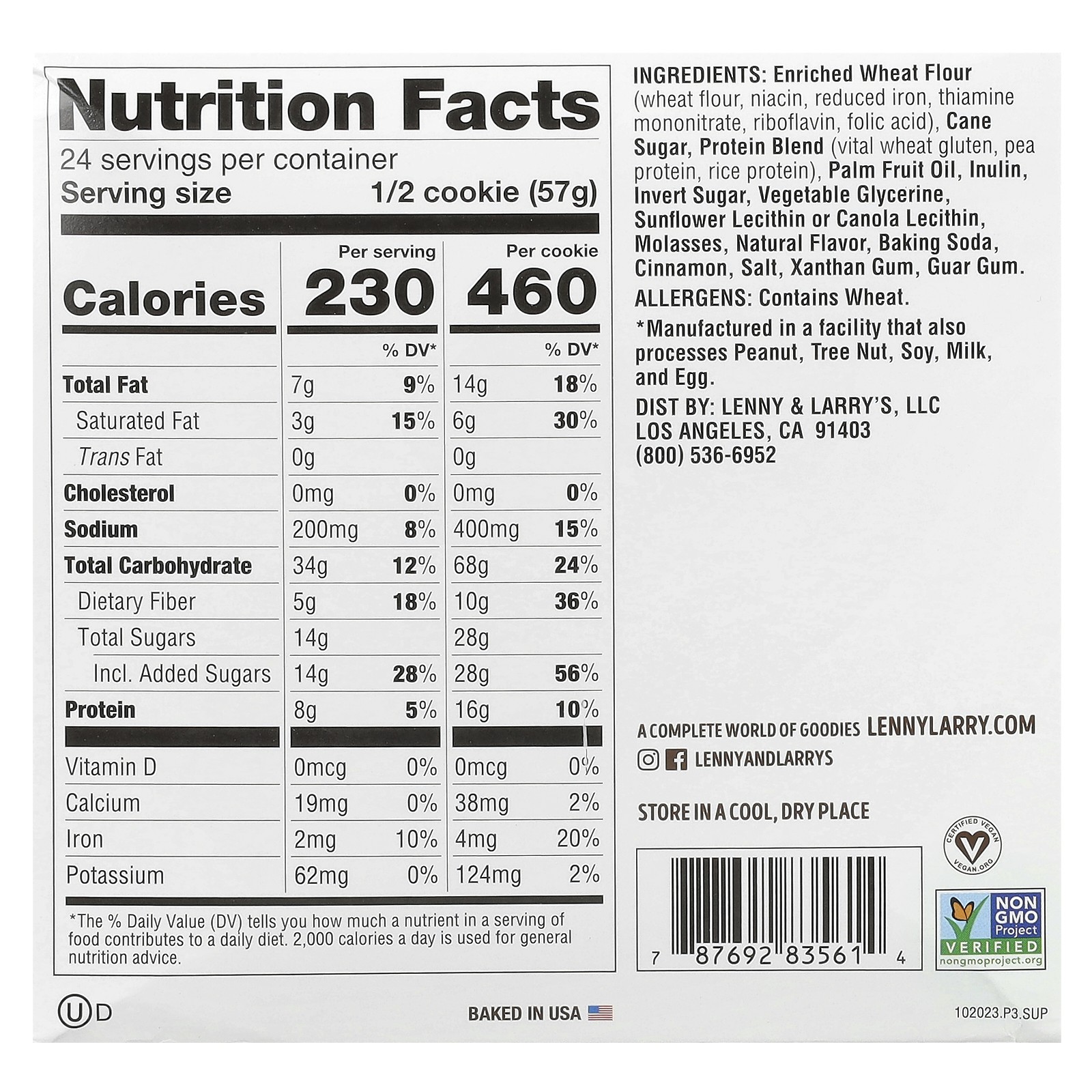 The Complete Cookie®, Snickerdoodle, 12 Cookies, 4 oz (113 g) Each