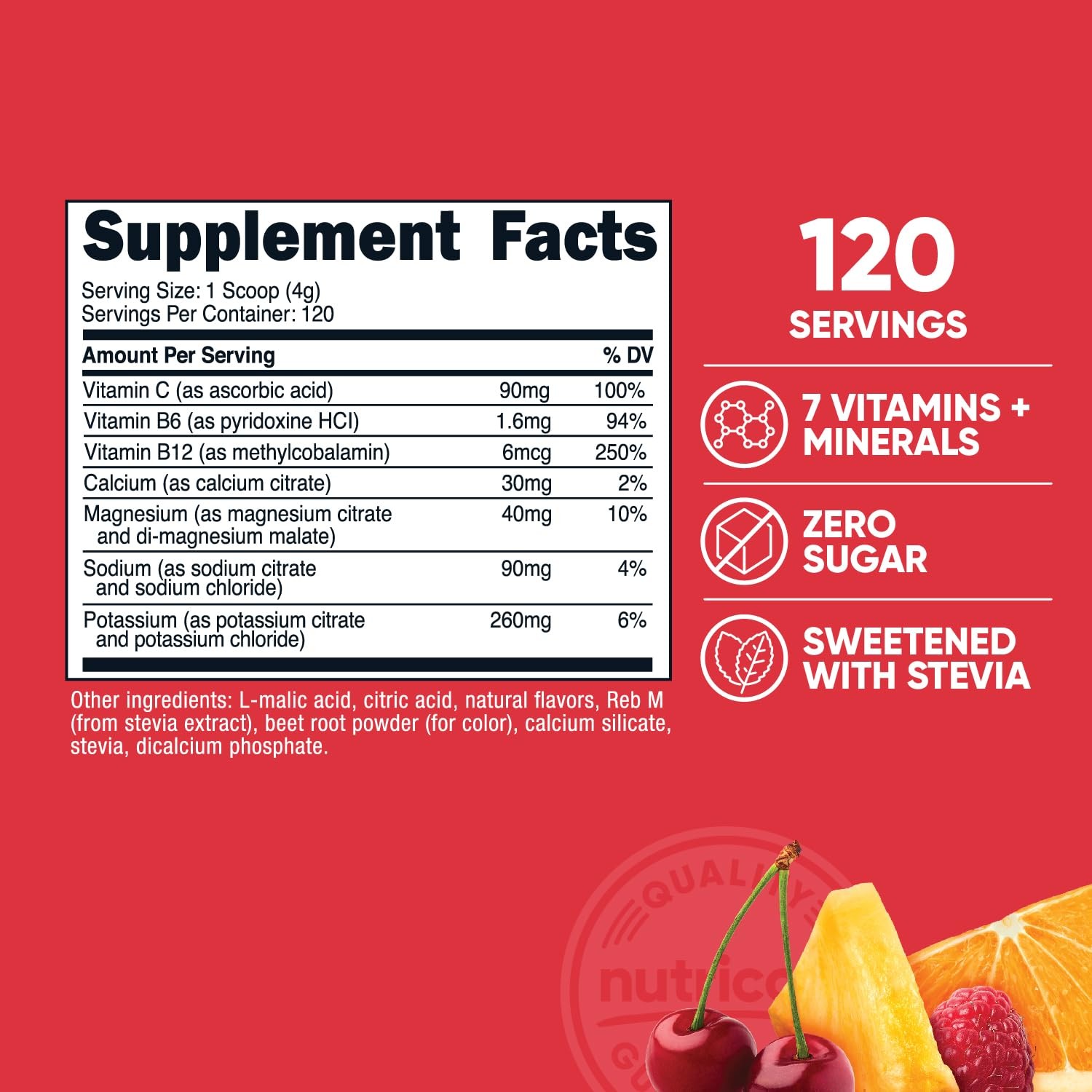 Nutricost Electrolyte Complex Powder 120 Servings – Drink Mix