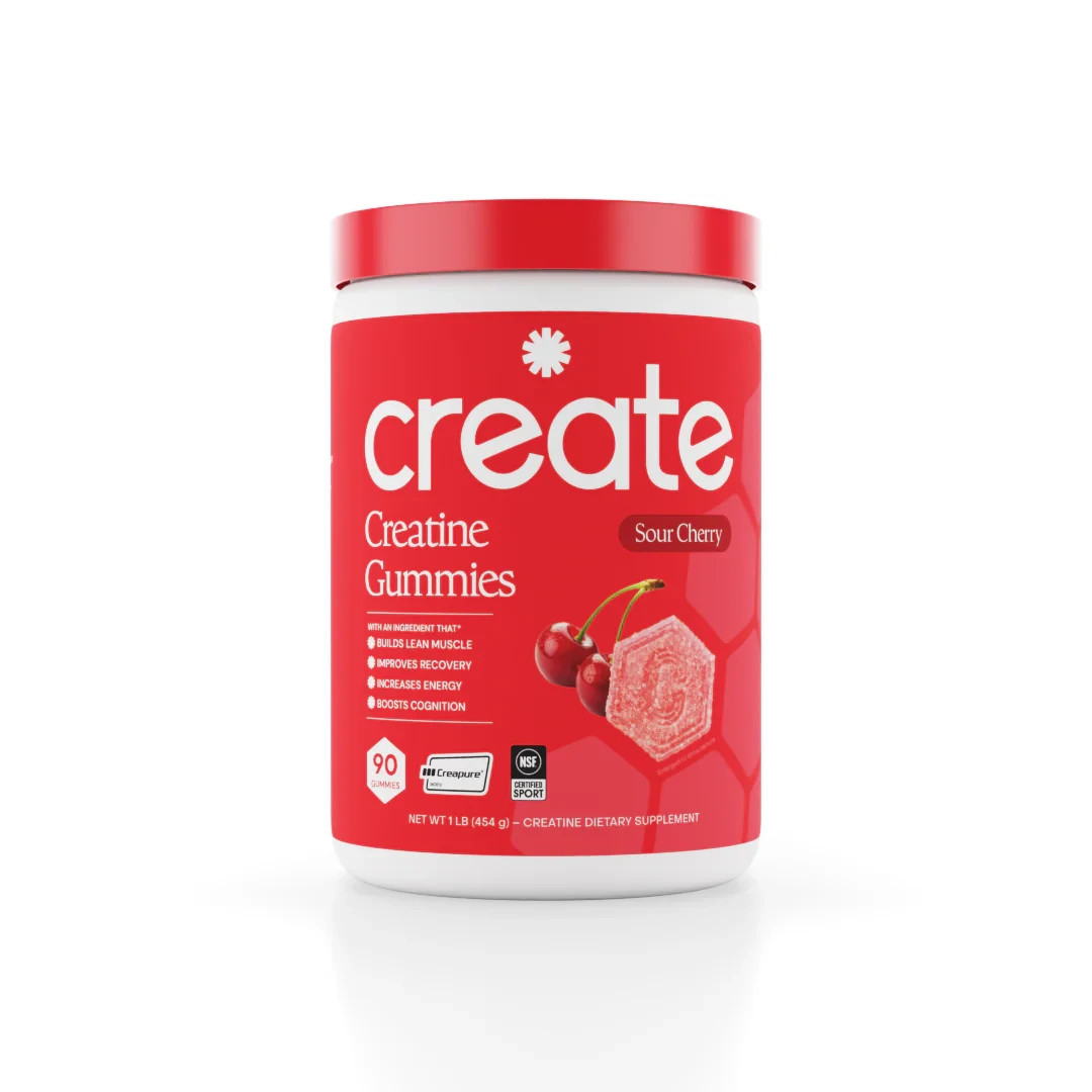 Create Creatine Monohydrate Gummies – Sour Cherry