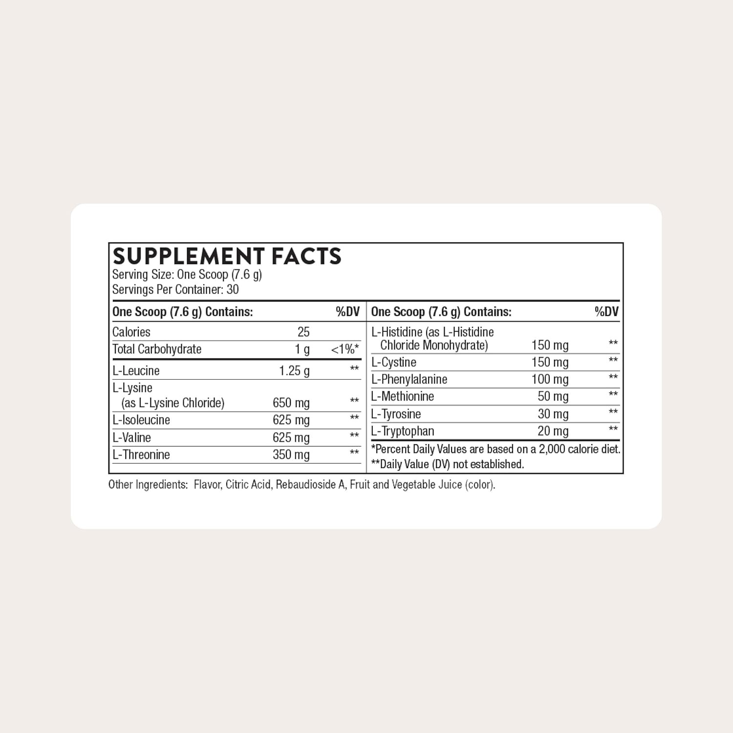 Thorne Amino Complex, Berry, 30 Servings, EAA & BCAA, NSF Certified