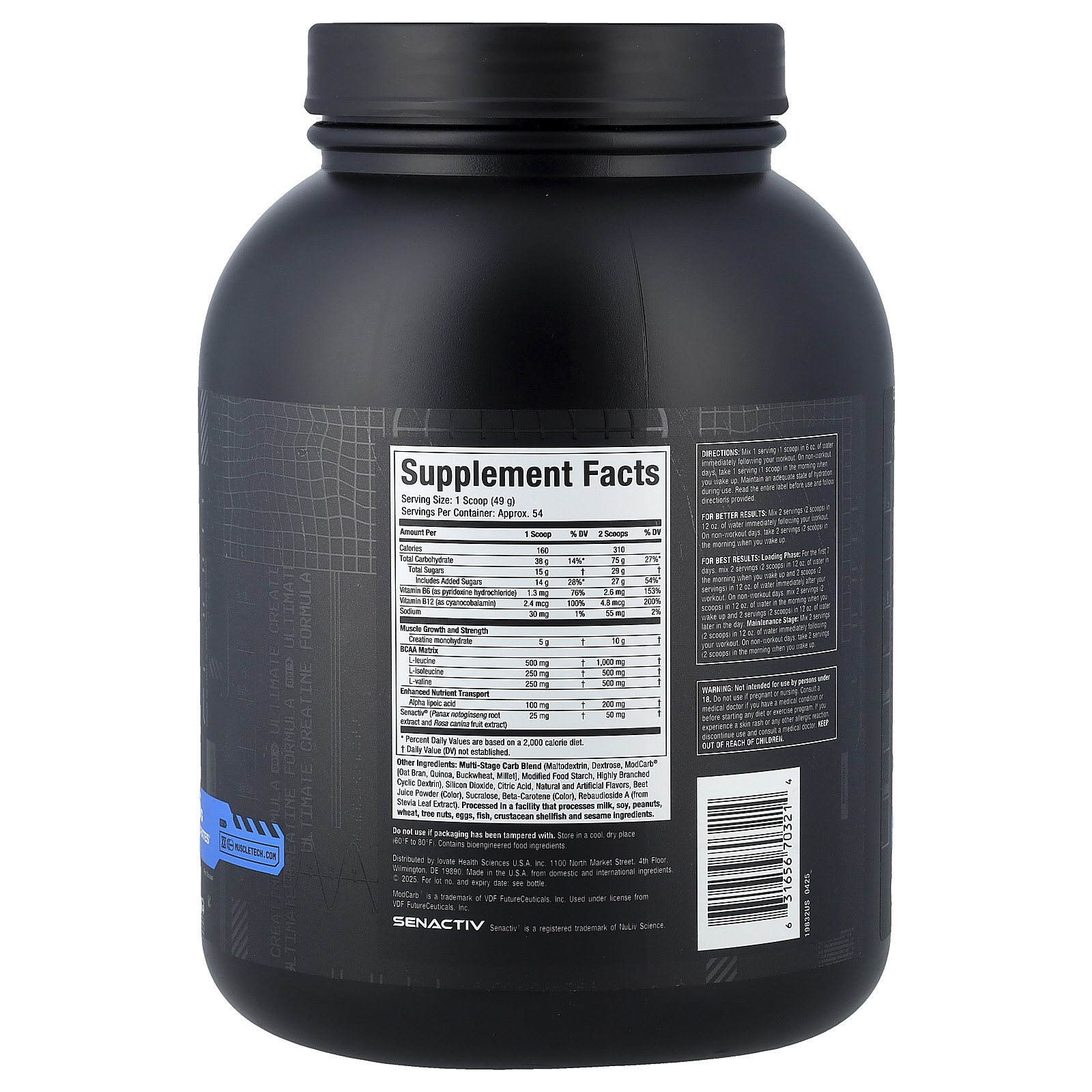 Performance Series, CELL-TECH Creatine, Fruit Punch, 6.00 lb (2.72 kg)