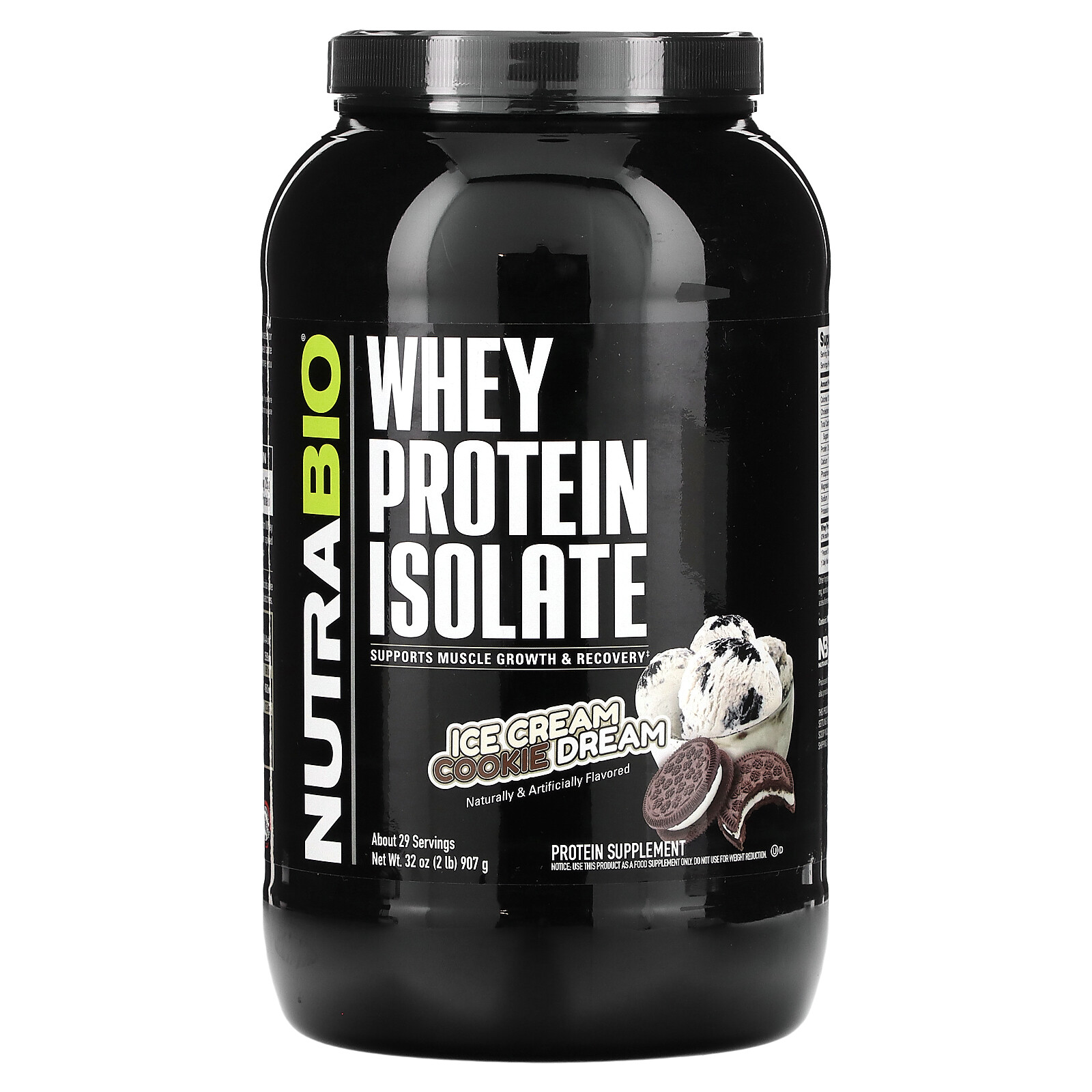 Whey Protein Isolate, Ice Cream Cookie Dream, 2 lb (907 g)