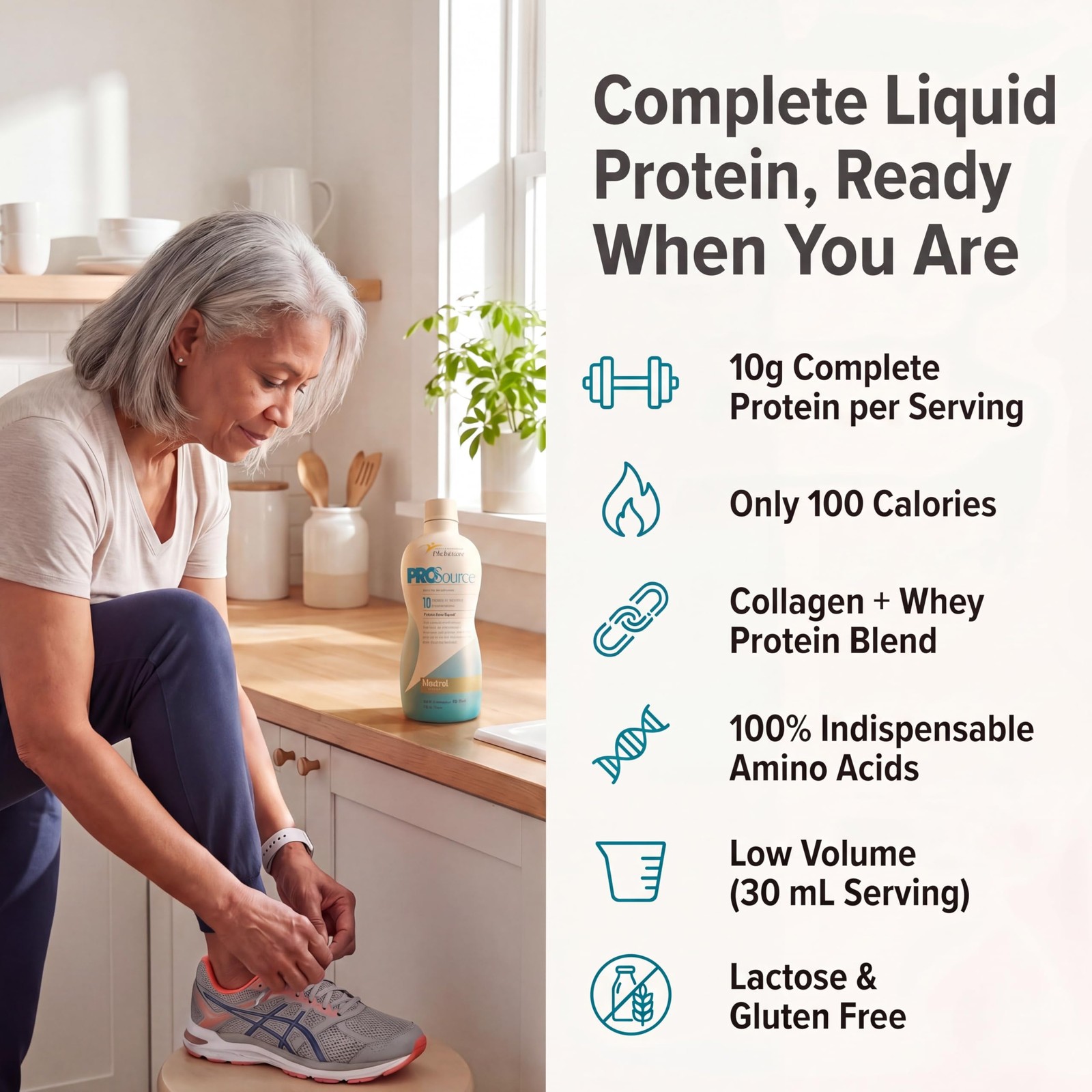 Medtrition Liquid Collagen Peptides Type I Iii 10 Grams Protein Per 1 Oz