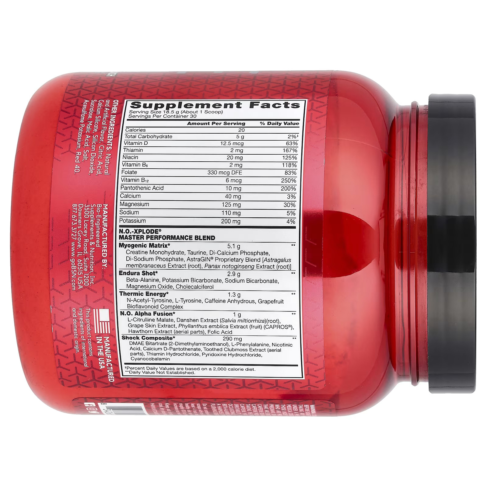 2 X BSN, N.O.-Xplode, Legendary Pre-Workout, Fruit Punch, 1.22 lbs (555 g)
