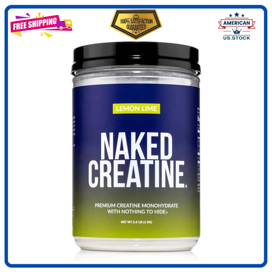 Naked Nutrition Pure Micronized Creatine Monohydrate Powder 500g 100 Servings
