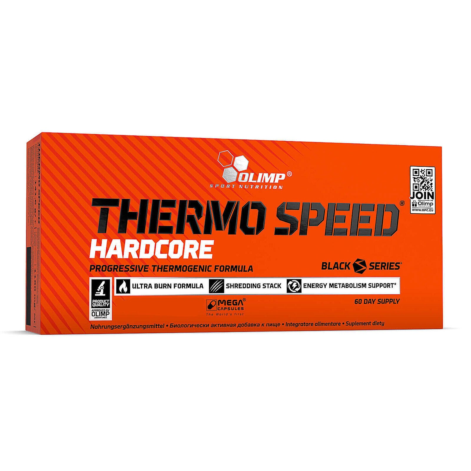 THERMO SPEED HARDCORE 60-240 CAPS – Thermogenic Fat Burner Weight Loss Slimming