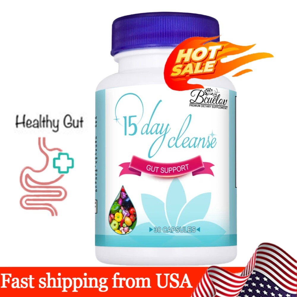 Advanced Slimming 15 Day Cleanse Colon Gut and Colon Support 30 Capsules New