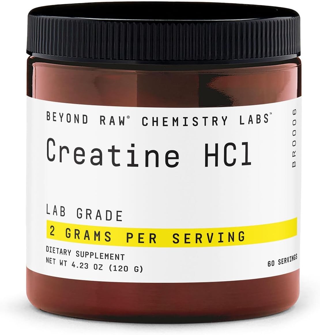 BEYOND RAW Creatine HCl Powder, Science Backed, Lab 4.23 Ounce (Pack of 1)