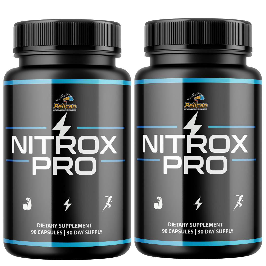 NITROX PRO- Bodybuilding & Weight Support- 2 Bottles- 180 Capsules
