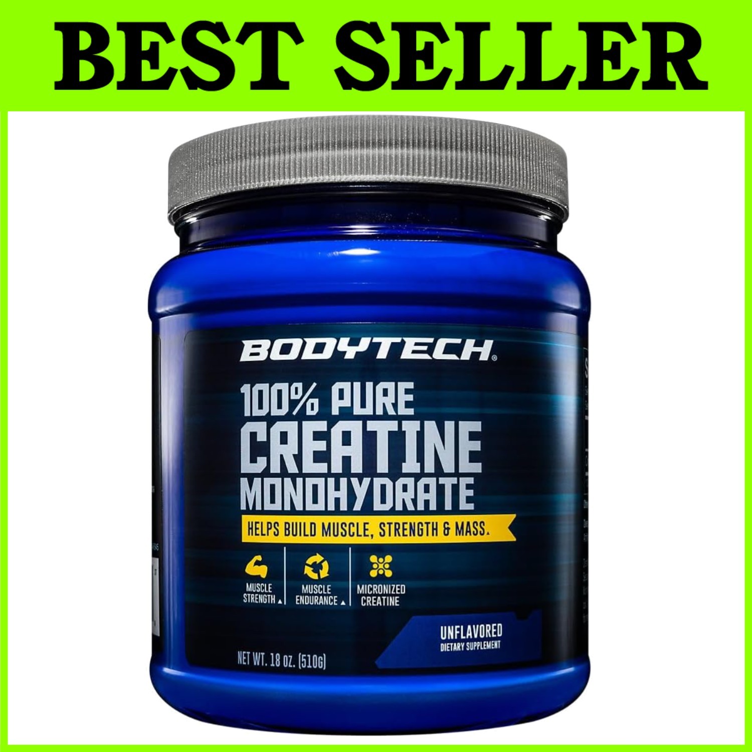Pure Micronized Creatine Powder – 102 Servings