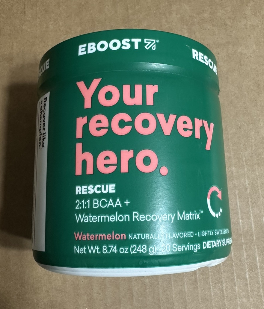 Eboost Post-Workout Watermelon Rescue Tub, 8.74 oz, exp 8/25
