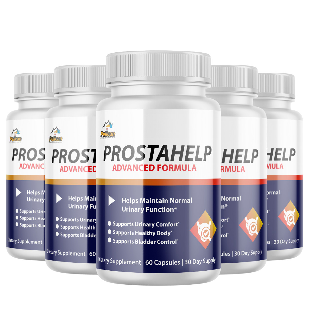 ProstaHelp- Prostate & Urinary Support- 5 Bottles- 300 Capsules