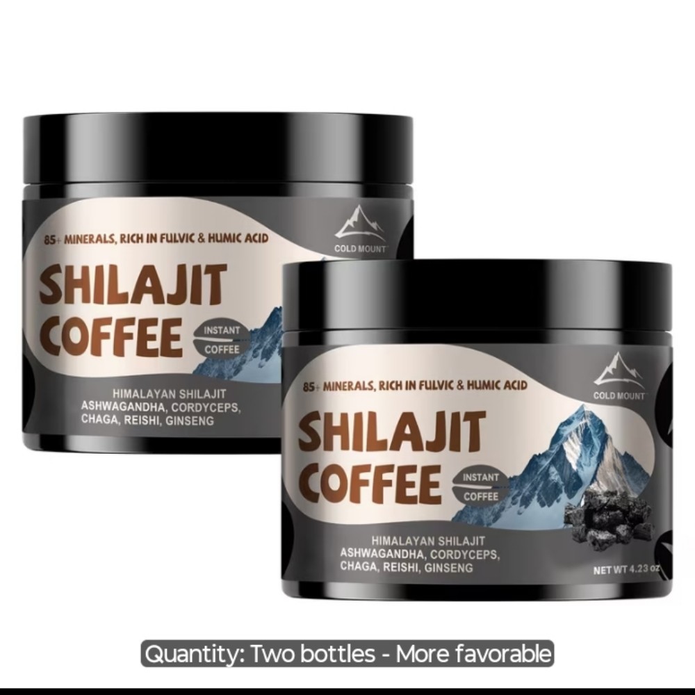 Shilajit Instant Coffee Test booster 2 Pack Women Estrogen 2 Month Supply 💪