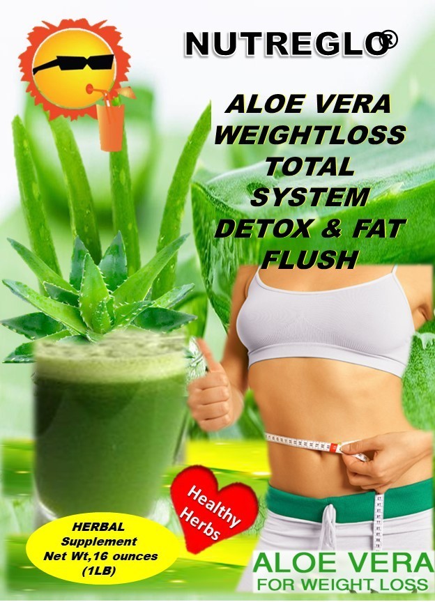 Nutreglo aloe Vera rapid weight loss( Total System Detox & Fat Flush