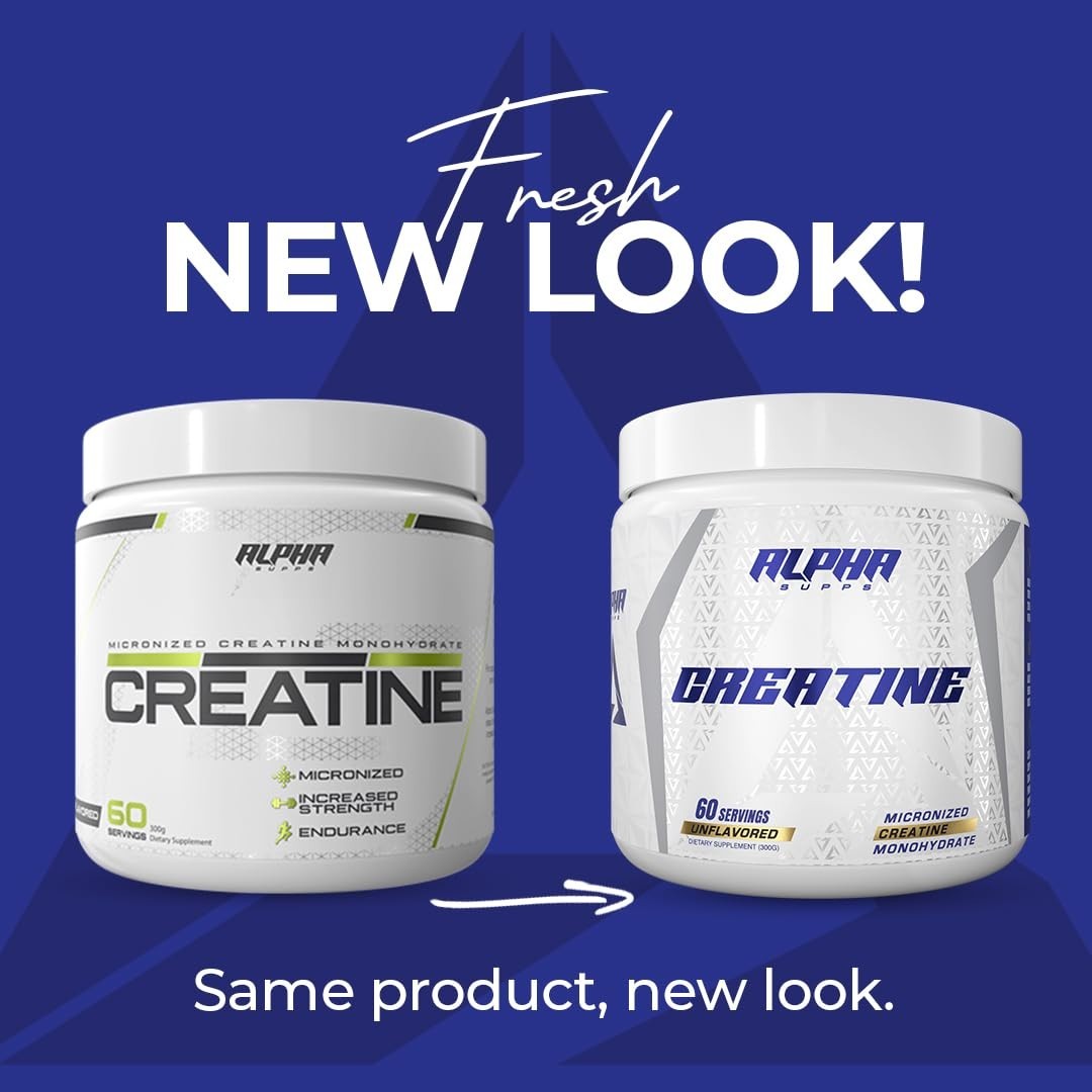 Micronized Creatine Monohydrate Powder – Unflavored, 300g – Supports Muscle Grow