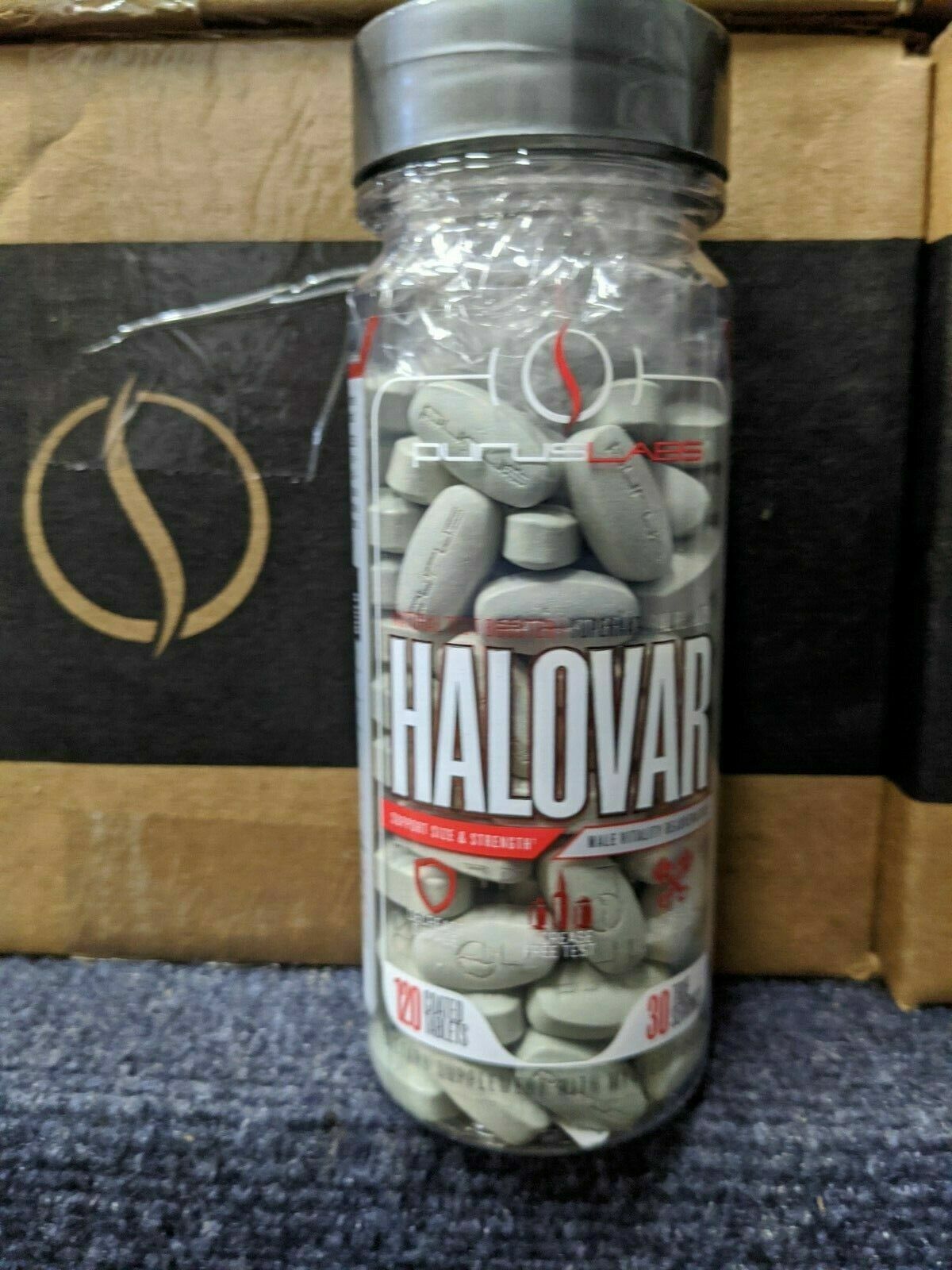 Purus Labs HALOVAR Testosterone Libido Lean Muscle Builder 120 tablets FREE SHIP