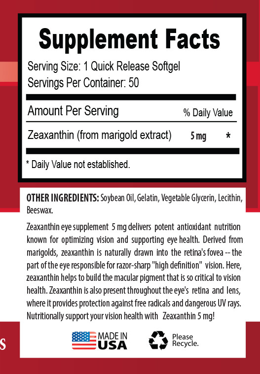 marigold extract – Zeaxanthin Eye Health – marigold supplement 2 Bottles