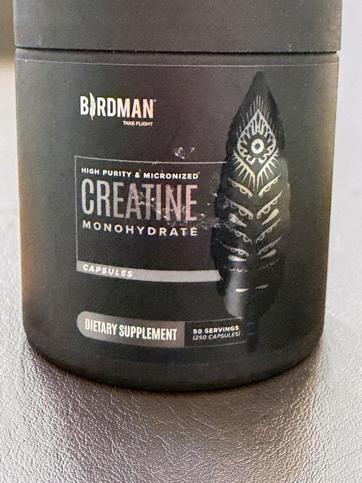 BIRDMAN CREATINE Micronized Monohydrate Capsules 50 servings SOLD OUT!