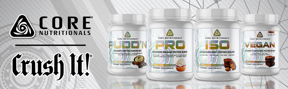 Core Nutritionals ISO Protein – 24gm Isolate Whey Protein- 2LBs – All Flavors