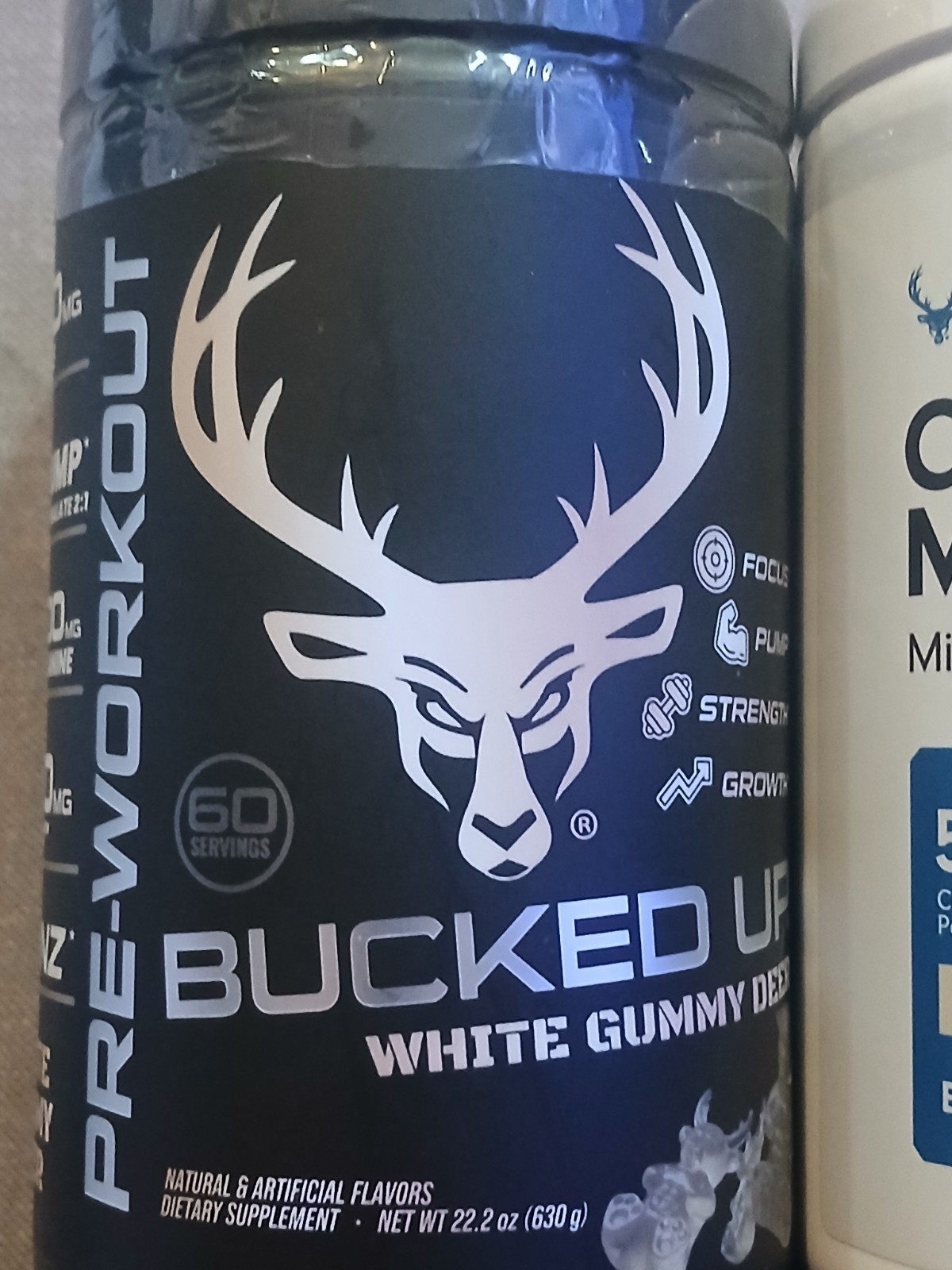 4 pc. BUCKED UP Nootropic Pre-Workout & Creatine Monohydrate Lot Woke AF Miami