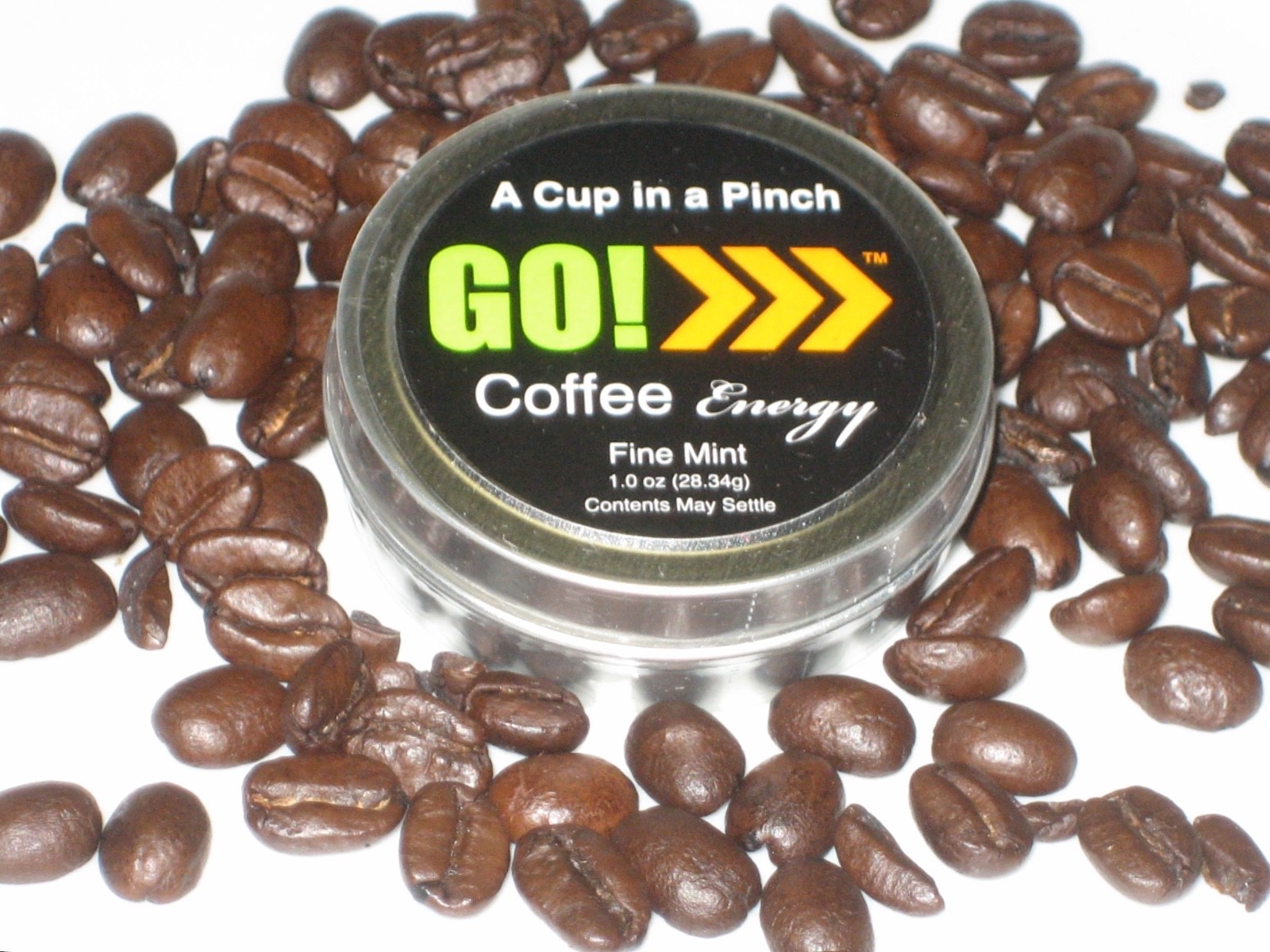 GO! Fine Mint 2 Tins Coffee Energy- Burn Fat – Coffee Chew – Coffee You Eat